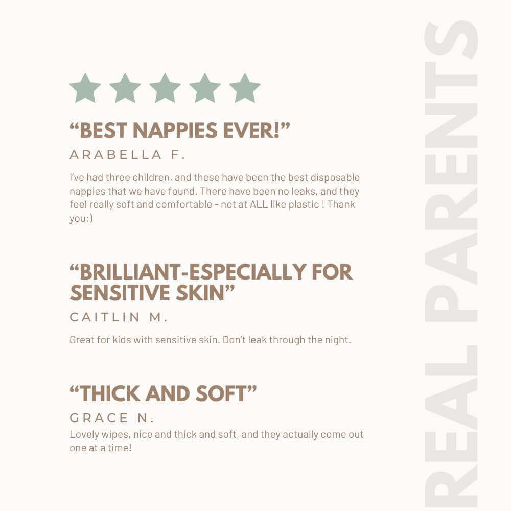 Cuddlies Customer Reviews for nappies and wipes