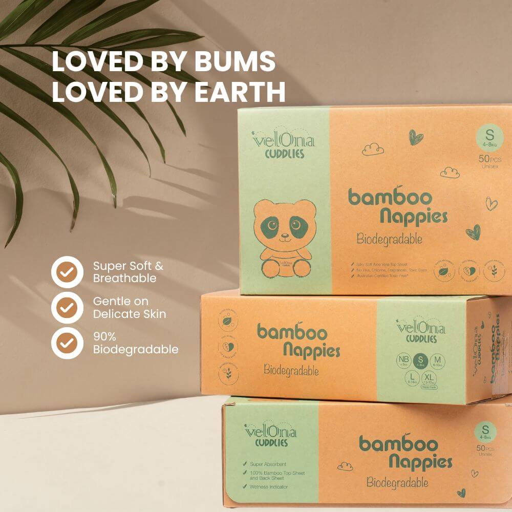 Cuddlies nappy bundle - breathable, gentle on skin and eco-friendly