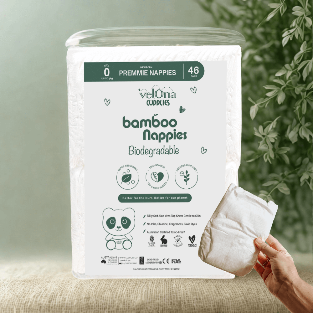 Bamboo Premmie Eco Nappies for Tiny Newborns – - Main Image
