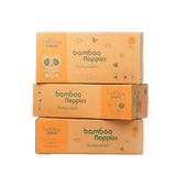 Cuddlies Bamboo Eco Nappies Size 3 Crawler – bulk nappy bundle for infants, save with eco-friendly, biodegradable nappies for sensitive skin