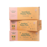 Cuddlies Nappy Pants Size 5 XL Walker – eco-friendly bamboo pull-up nappies in a value bundle, biodegradable and gentle for active toddlers