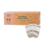 Cuddlies bamboo eco size 5 nappy pants – biodegradable, ultra-absorbent pull-up nappies for newborns to toddlers, available online and at Woolworths