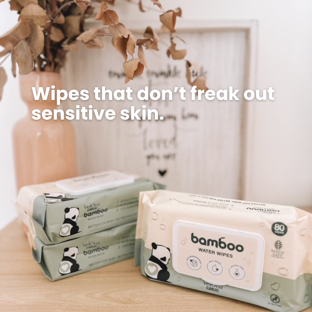 Water wipes for sensitive Skin from Cuddlies