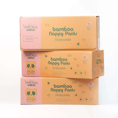 Bamboo Eco Nappy Pants - 3 Pack