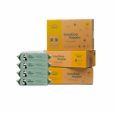 Cuddlies Newborn Size 1 Nappies 3-pack and water wipes Subscription Bundle