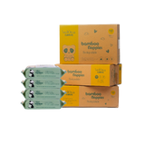 Cuddlies 3 pack nappies and 4 pack wipes stacked