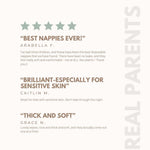 Cuddlies Customer Reviews for nappies and wipes