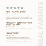 Cuddlies customer reviews for Bamboo Nappies