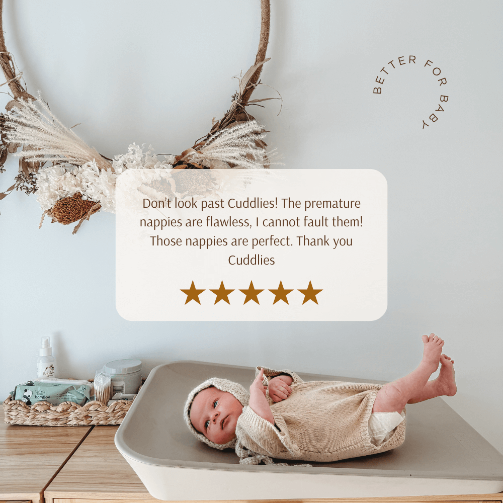 Cuddlies preemie nappy review from customer