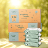 Toddler size 4 nappies and biodegradable wipes bundle – leak-proof, soft and safe for toddlers with skin sensitivities