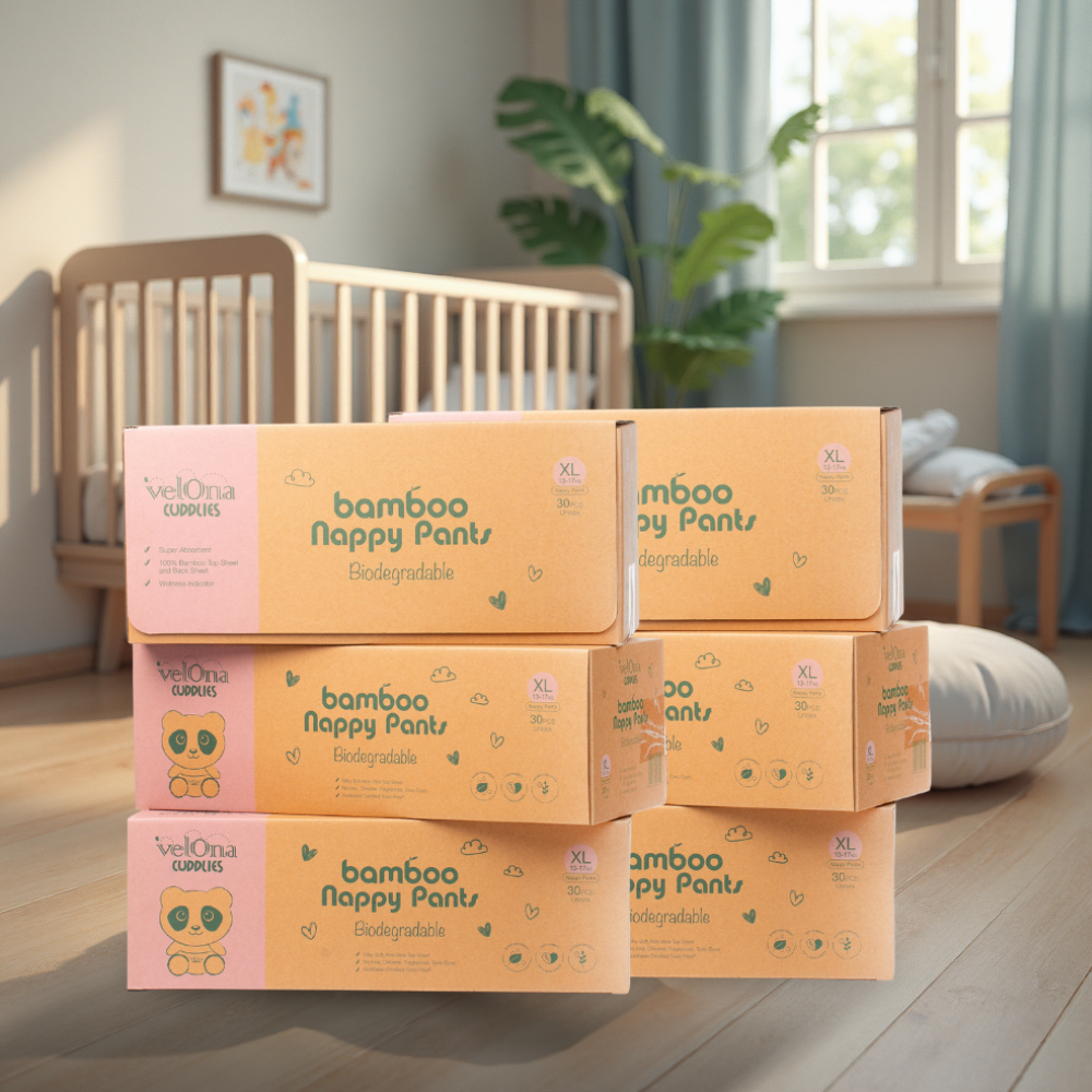 Bamboo Eco Nappy Pants - 6 Pack