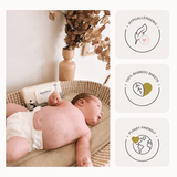 Cuddlies Hypoallergenic Newborn Nappies made from Bamboo, eco-friendly for sensitive skin