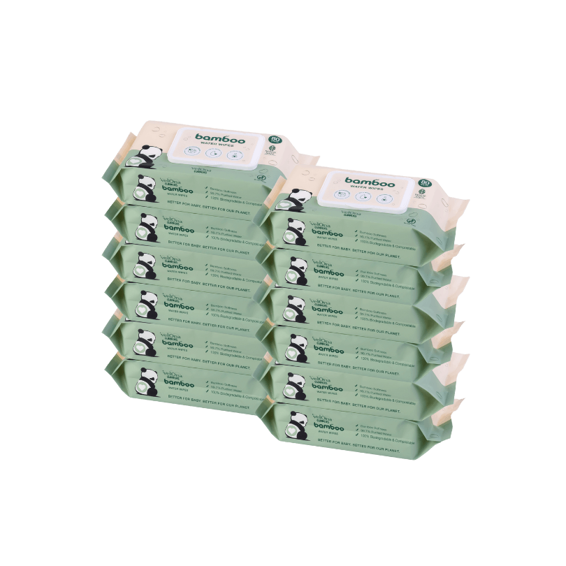 Cuddlies Water Wipes suitable for newborn babies - Bundle & Save on 12 Packs